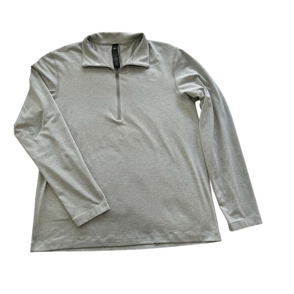 Lululemon Other - Lululemon Pullover Men's M Gray Metal Vent Tech Quarter Zip Lightweight Training